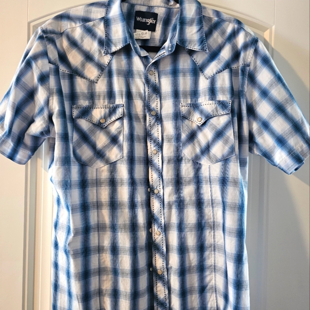 Wrangler Snap Button Down Shirt - image 1
